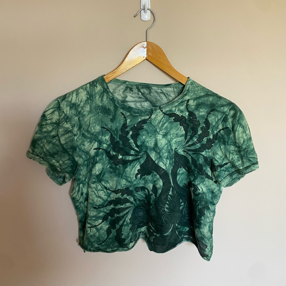 Calvin Klein Jeans Cropped 2000s Green T
